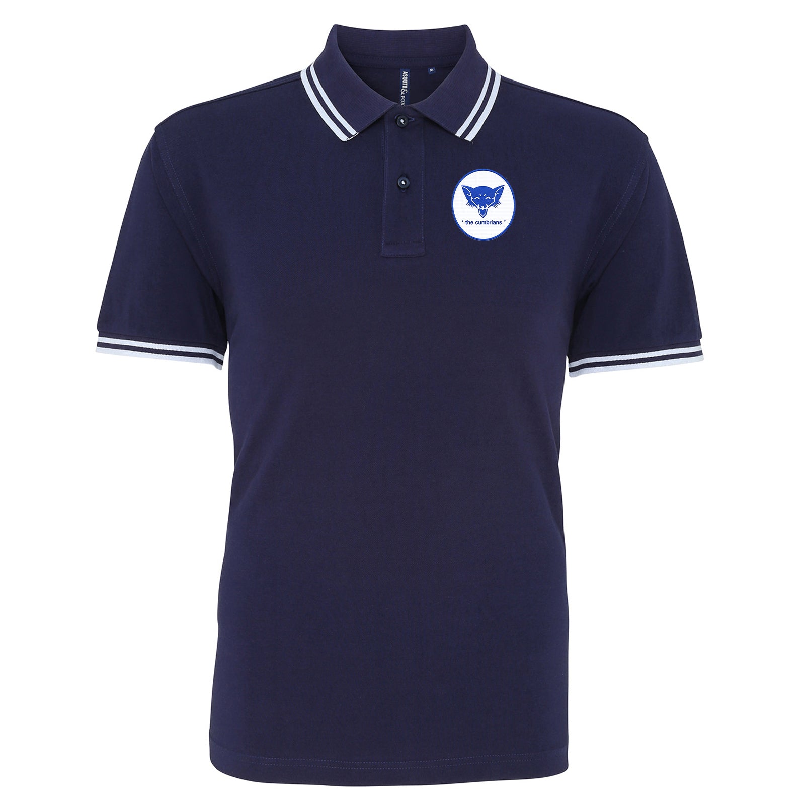 Old School Carlisle United Football Tipped Polo Shirt