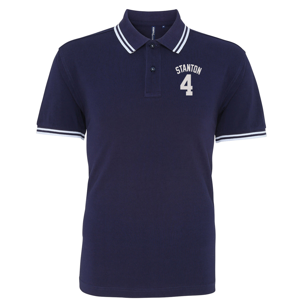 Pat Stanton Hibernian Football Tipped Polo Shirt
