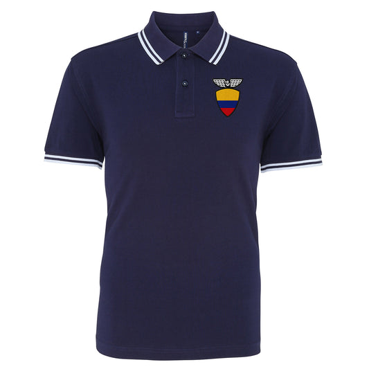 Ecuador Football Tipped Polo Shirt 