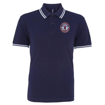 Knees Up Mother Brown West Ham KUMB Tipped Polo Shirt 