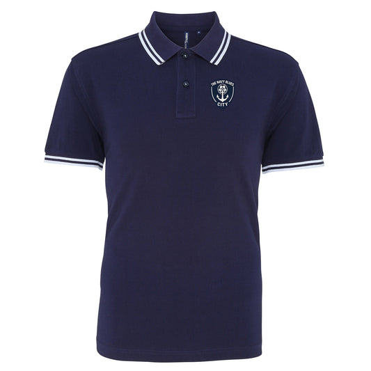 The Navy Blues Auckland City Tipped Polo Shirt