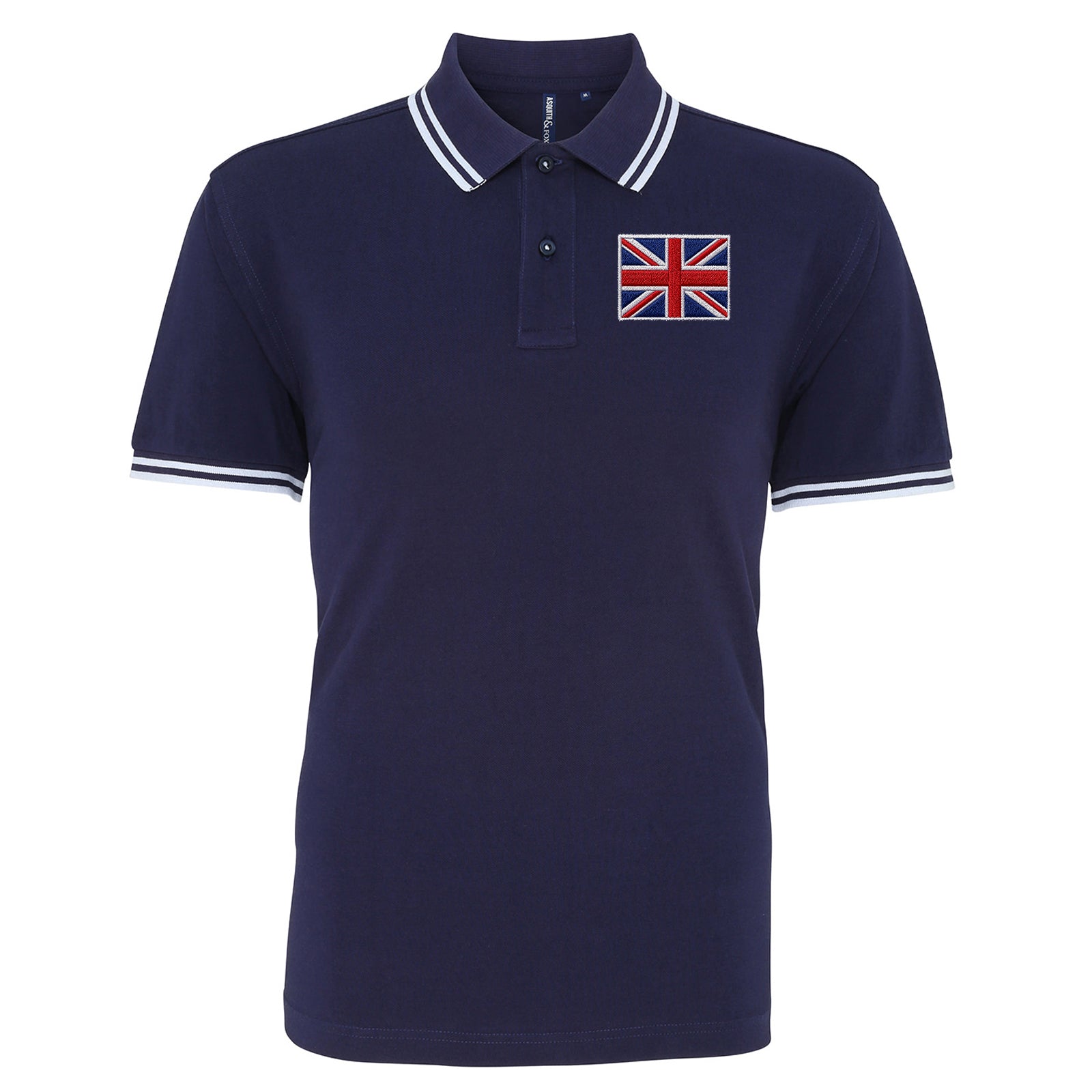 Union Jack Tipped Polo Shirt 