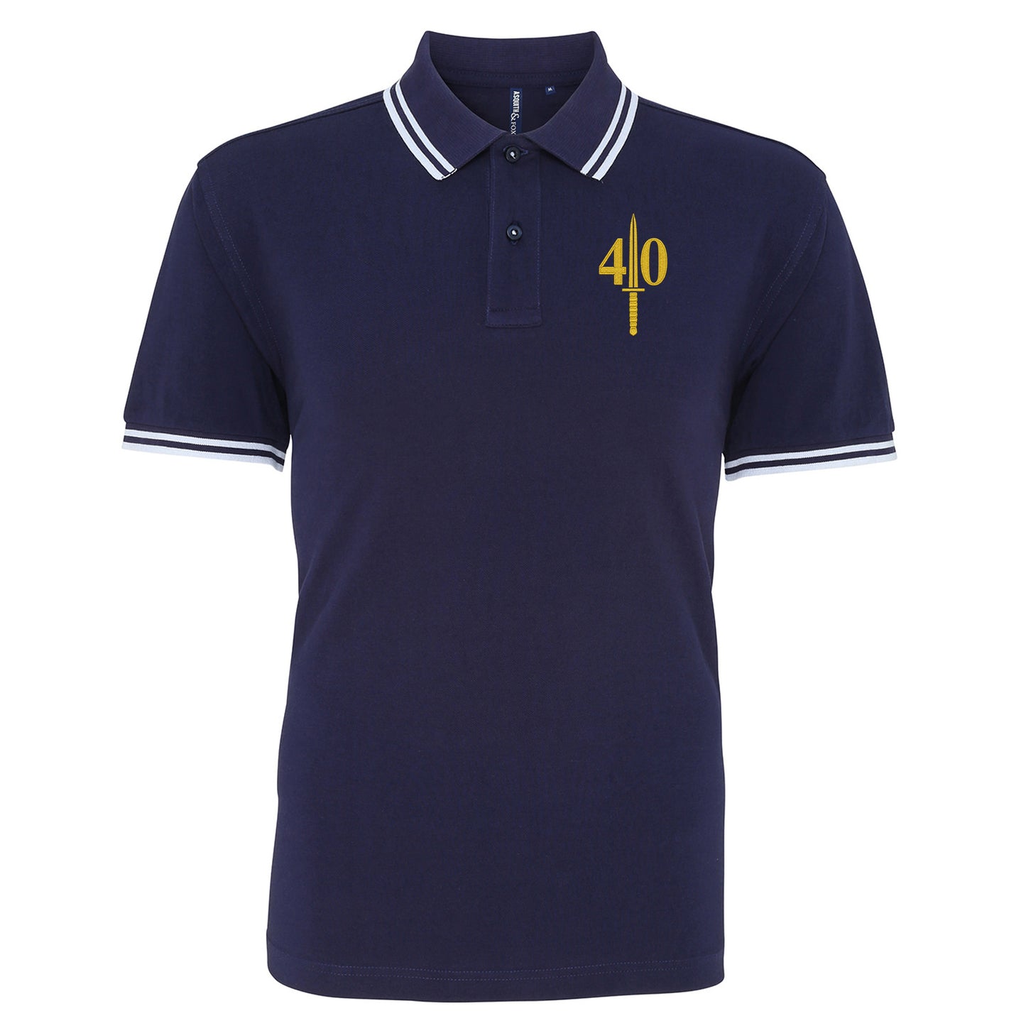 40 Commando Tipped Polo Shirt