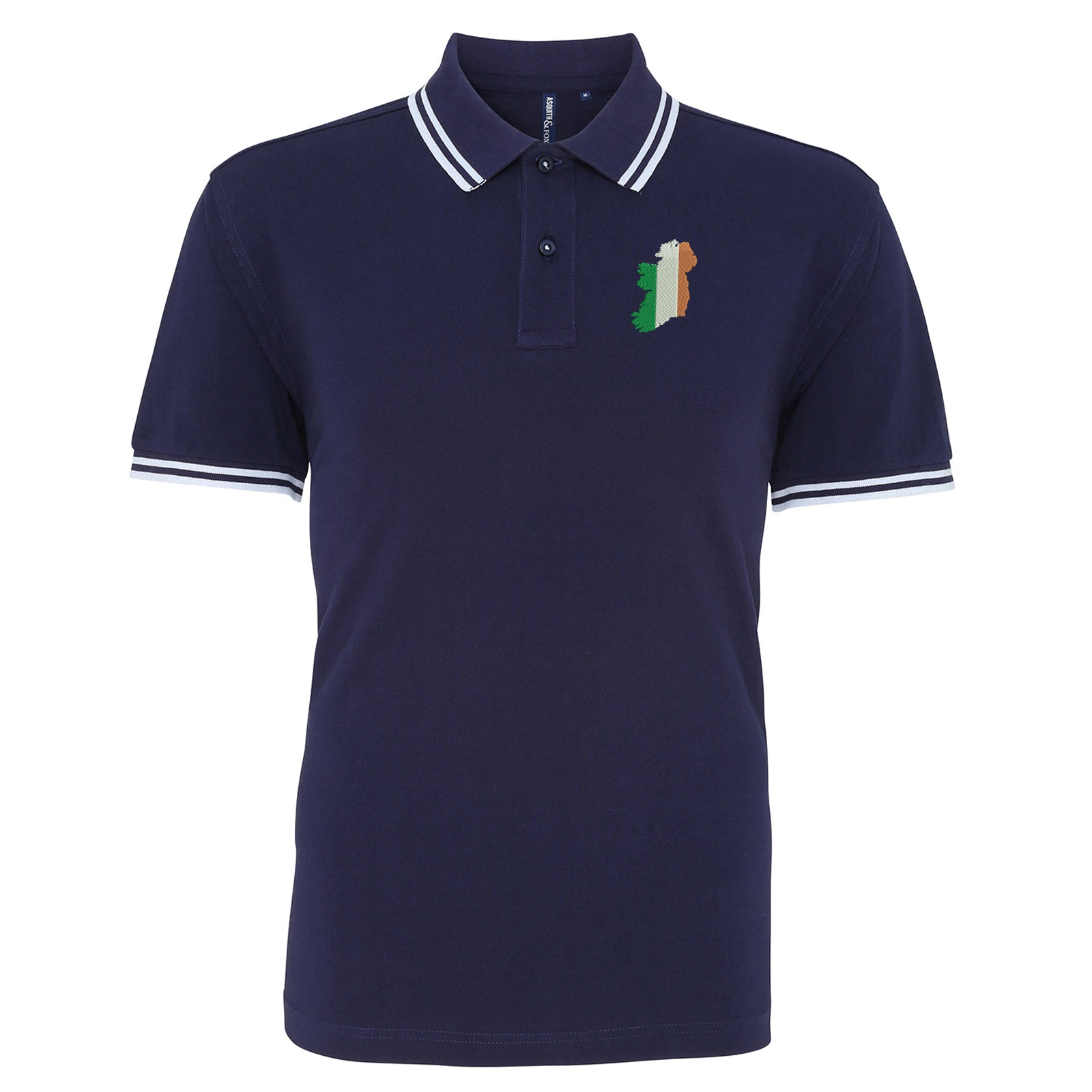 Ireland Flag Map Polo Shirt