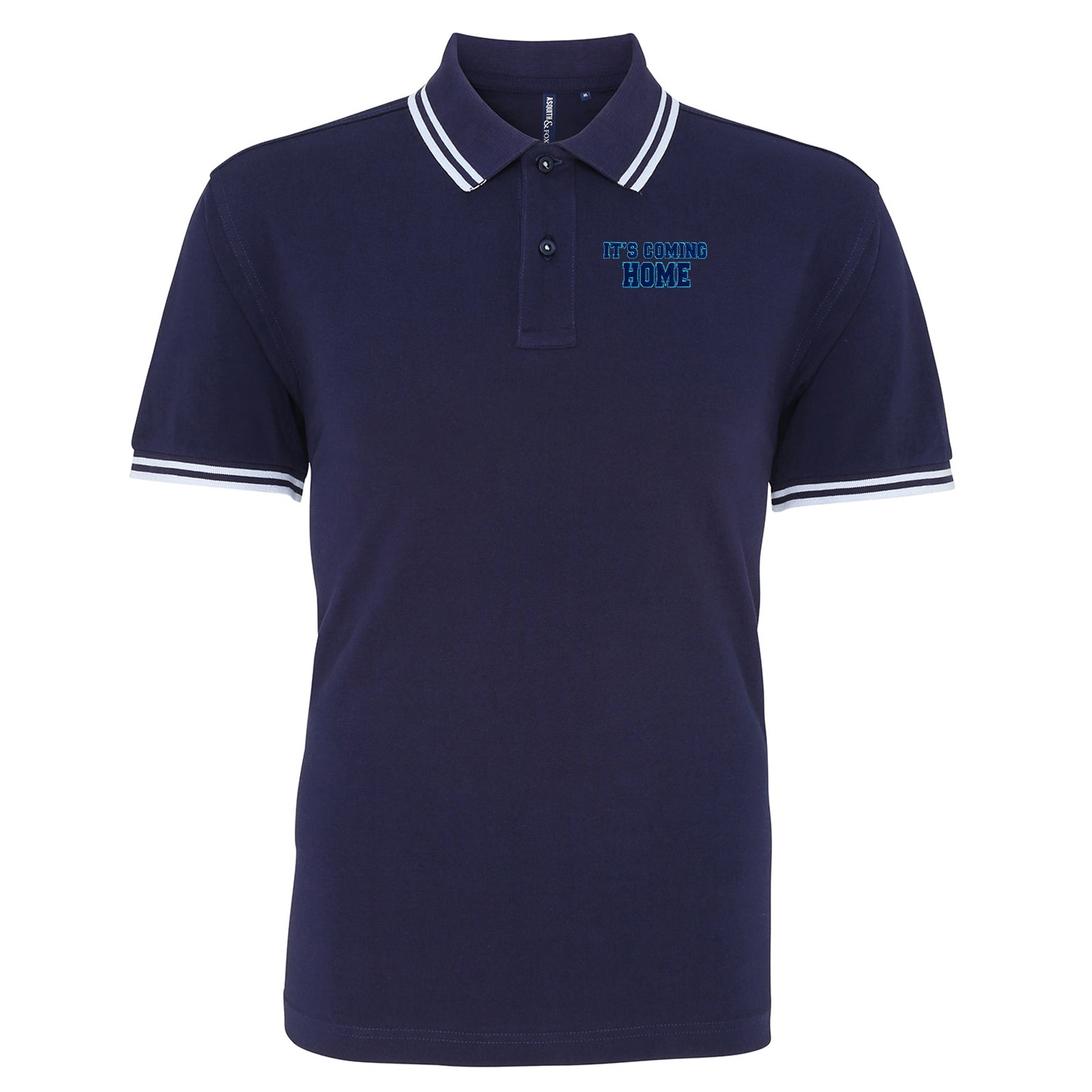 It's Coming Home England Football Tipped Polo Shirt