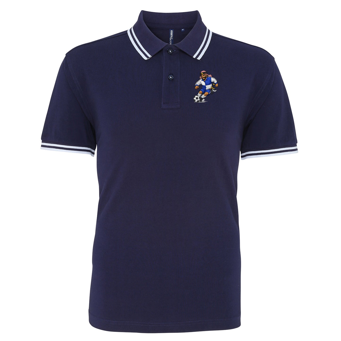 Bristol Rovers Football Tipped Polo Shirt