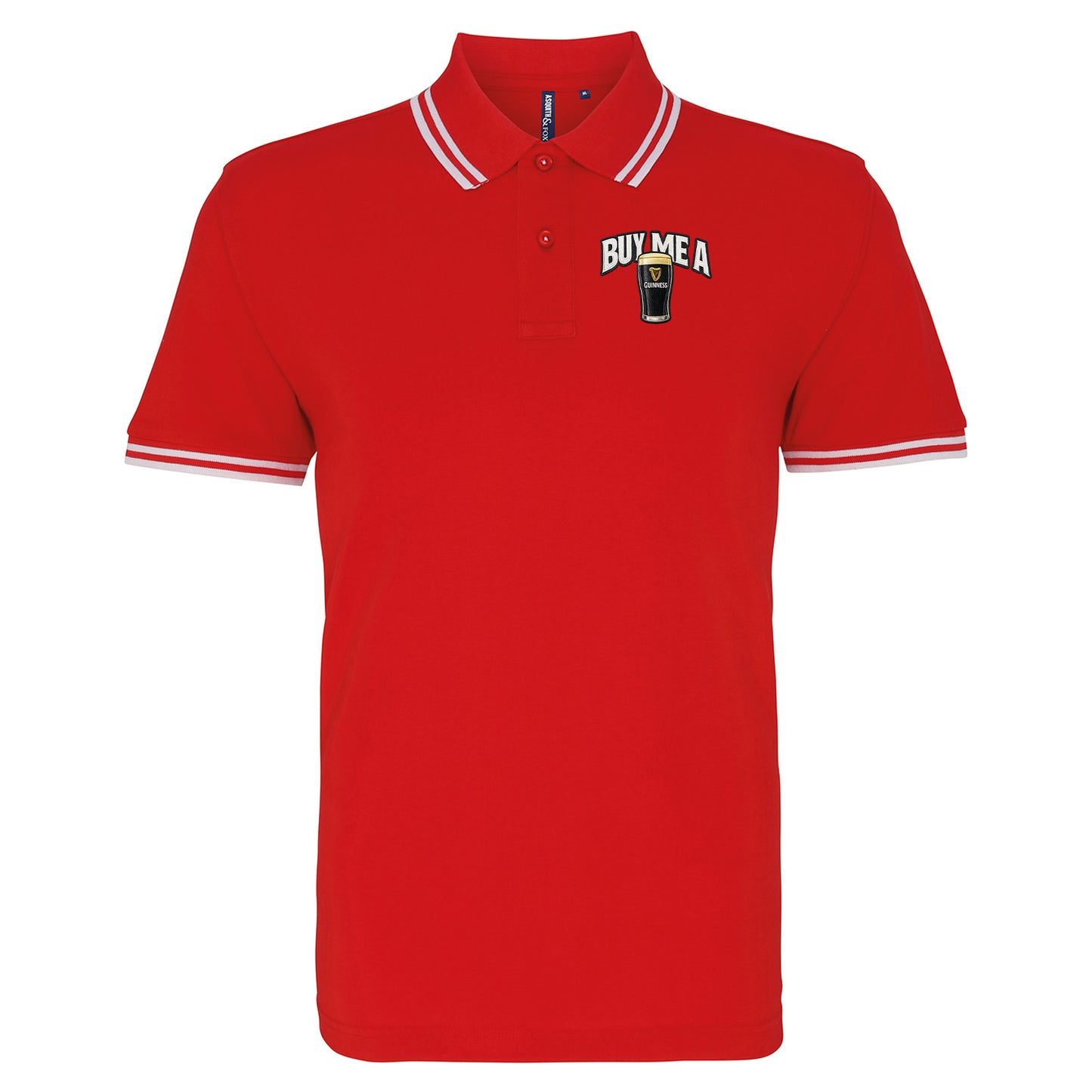 Buy Me a Guinness Tipped Polo Shirt