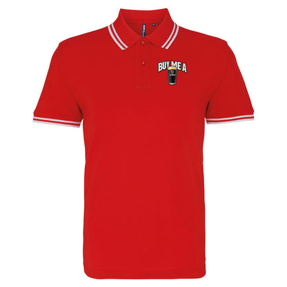 Buy Me a Guinness Tipped Polo Shirt