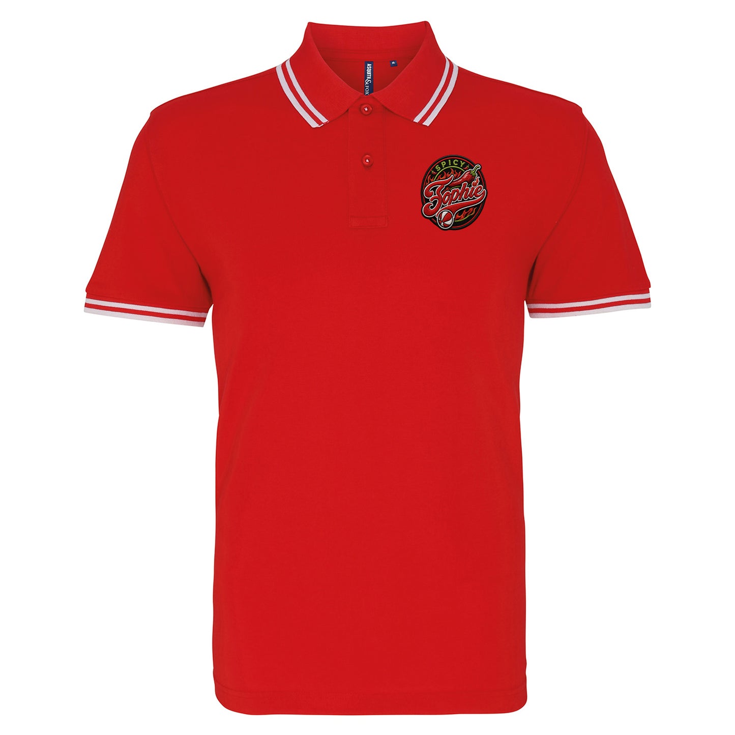 Spicy Sophie Cunningham Basketball Tipped Polo Shirt