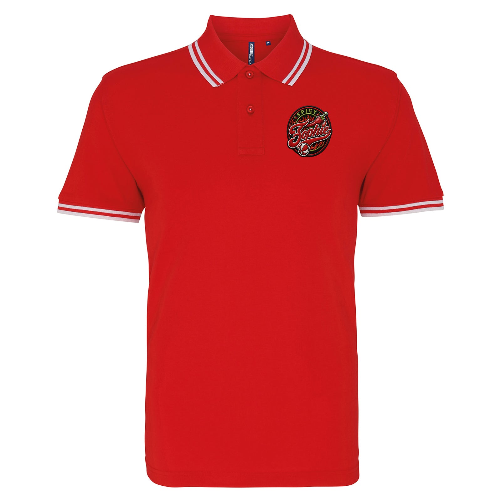 Spicy Sophie Cunningham Basketball Tipped Polo Shirt