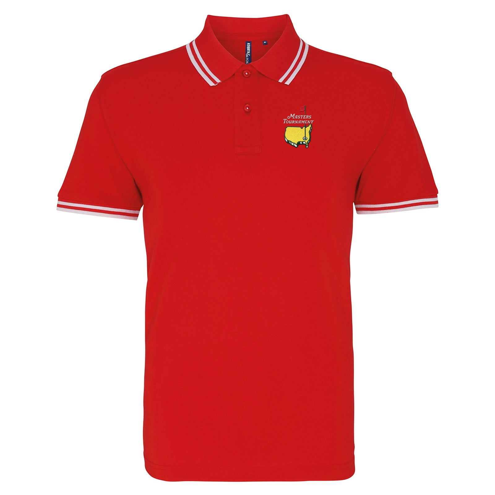 The Masters Tournament Golf Tipped Polo Shirt