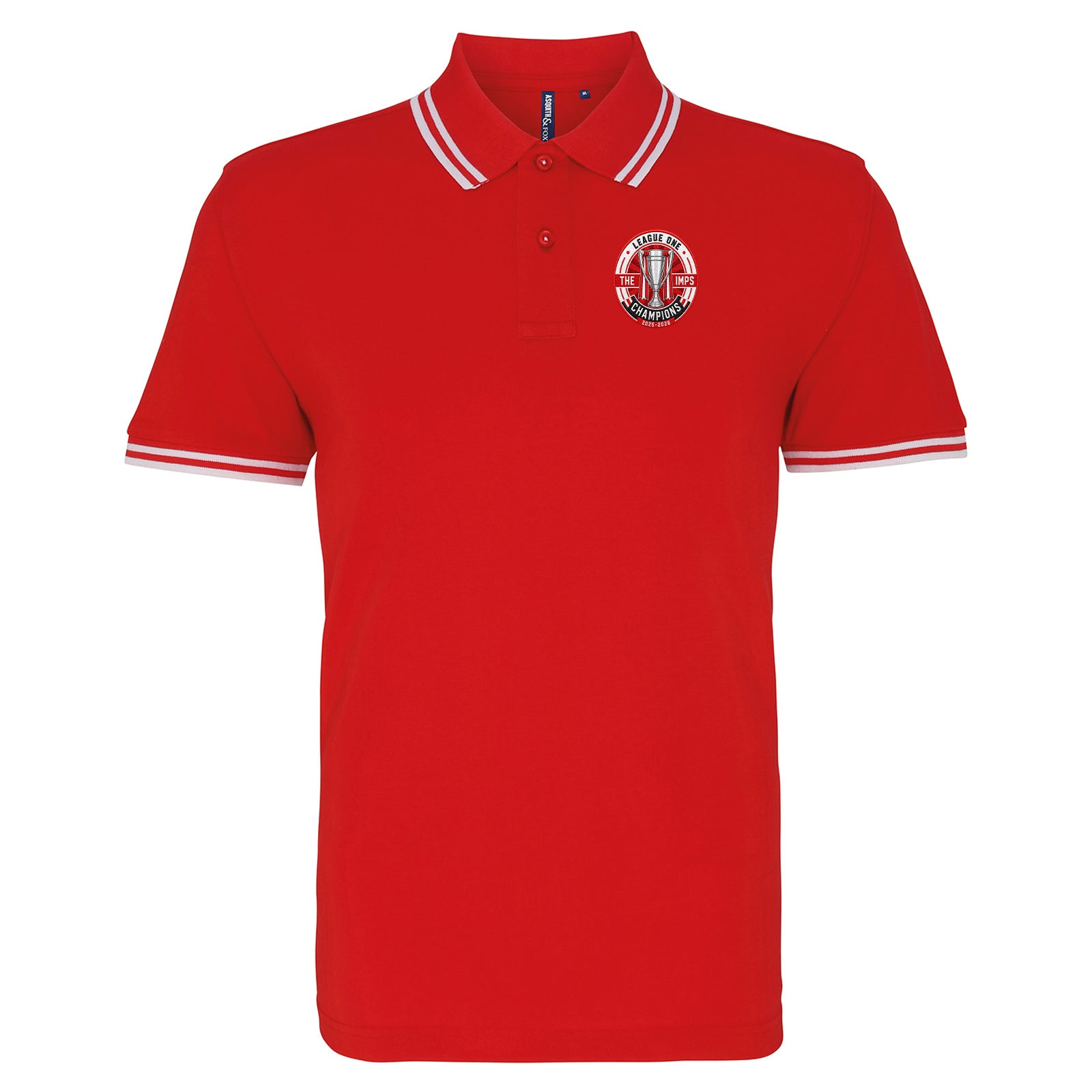 Lincoln City League One Champions Tipped Polo Shirt