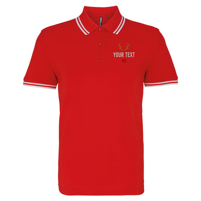 Reindeer Tipped Polo Shirt