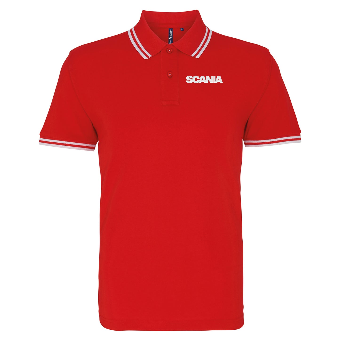 Scania Trucks Tipped Polo Shirt