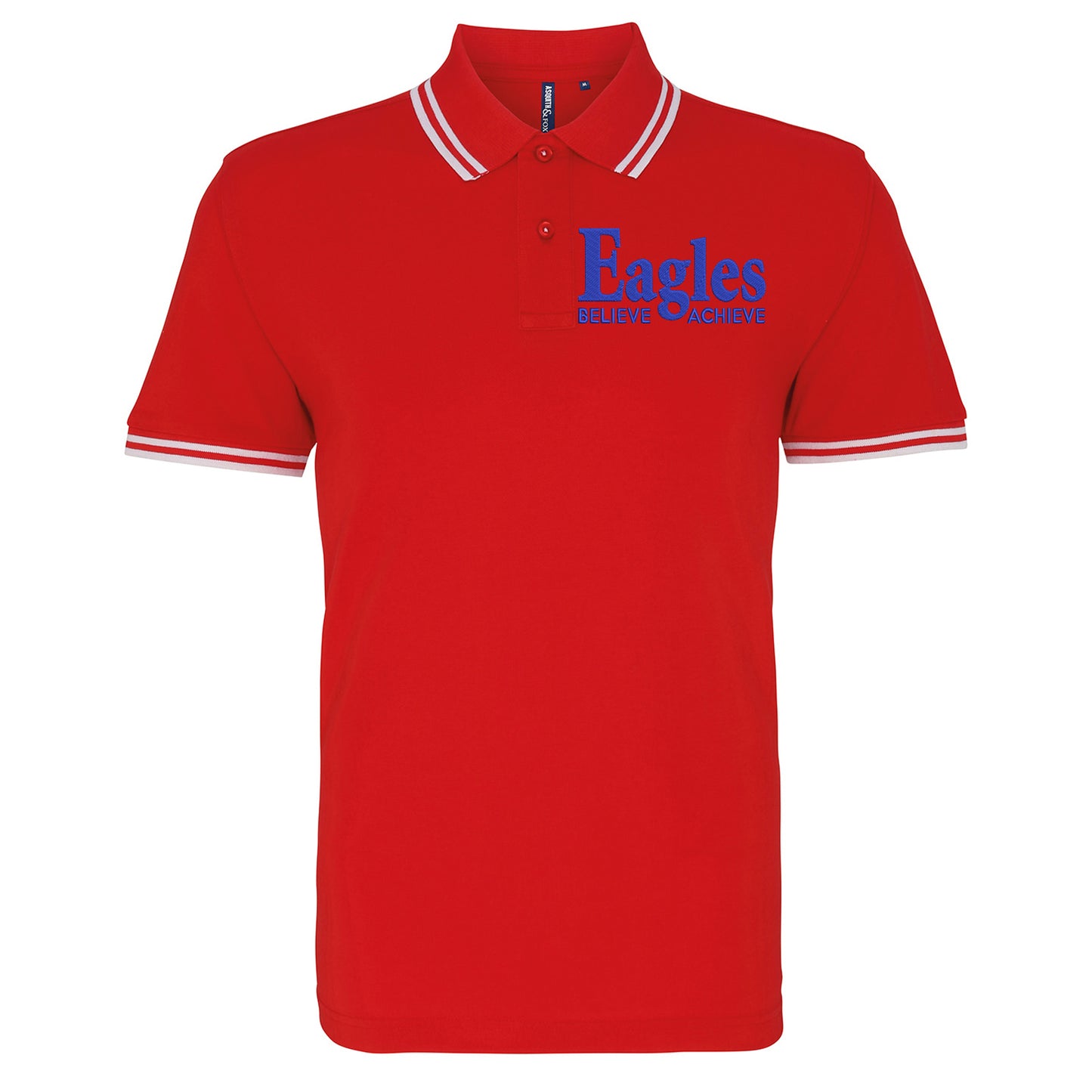 Crystal Palace Soccer Tipped Polo Shirt