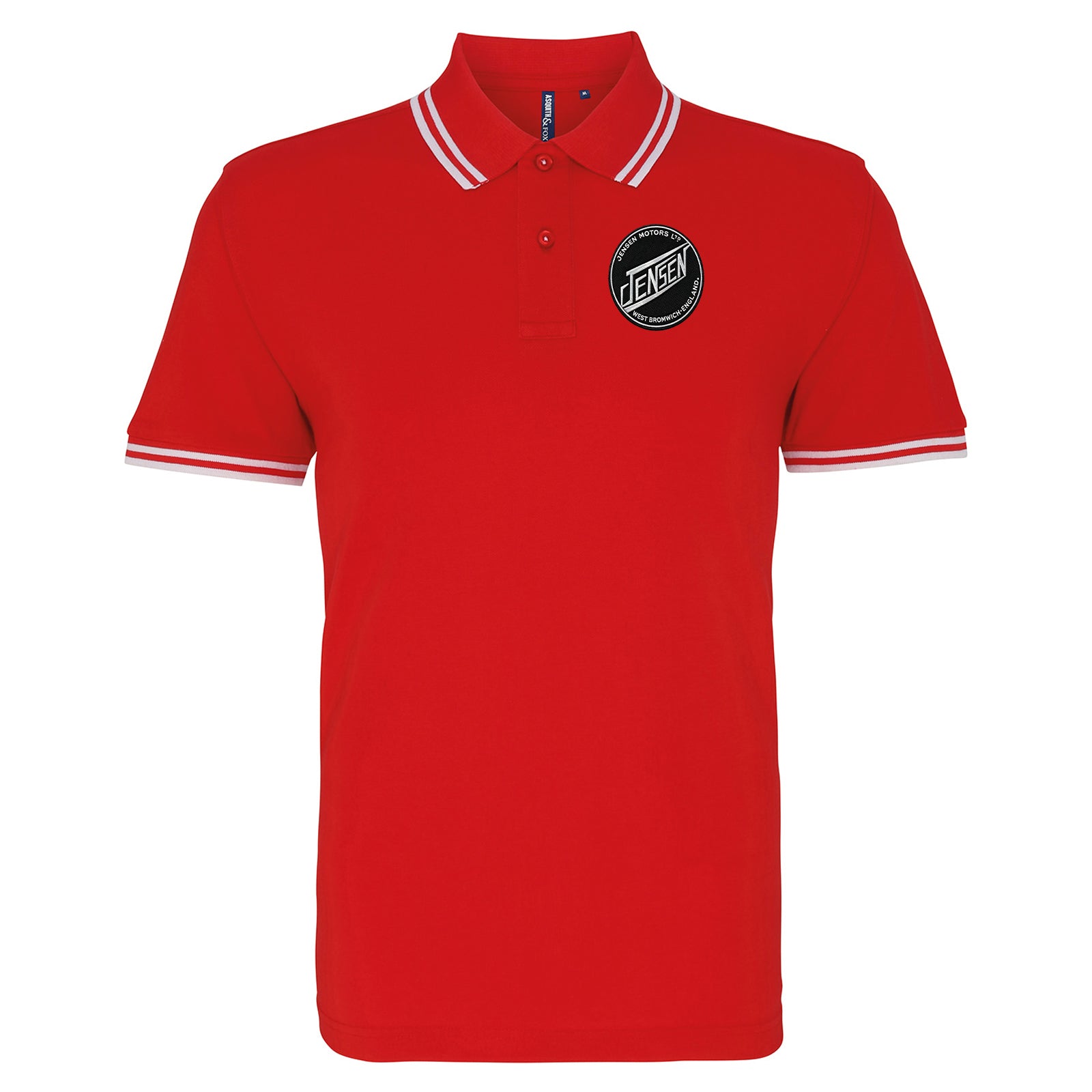 Jensen Motors Limited West Bromwich Tipped Polo Shirt
