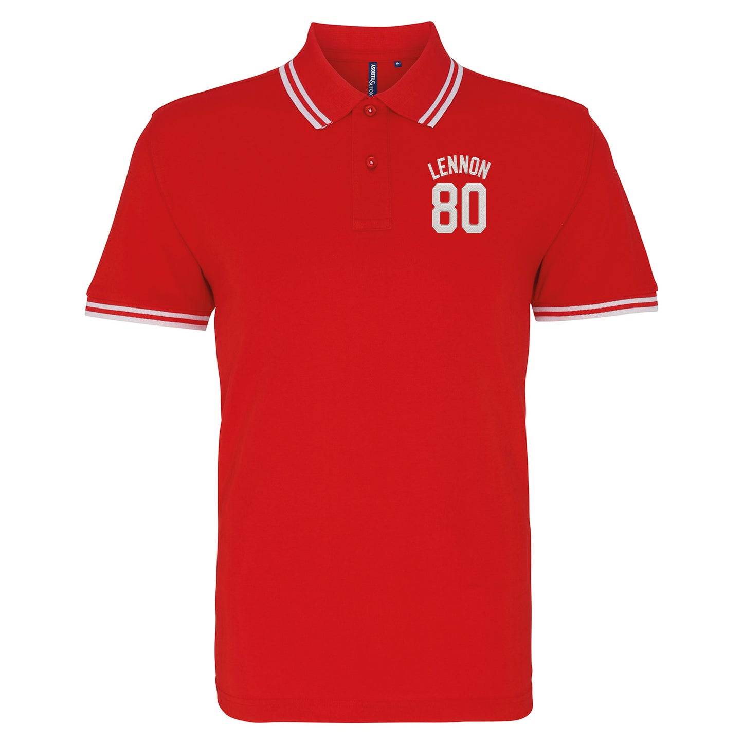 John Lennon Football Tipped Polo Shirt