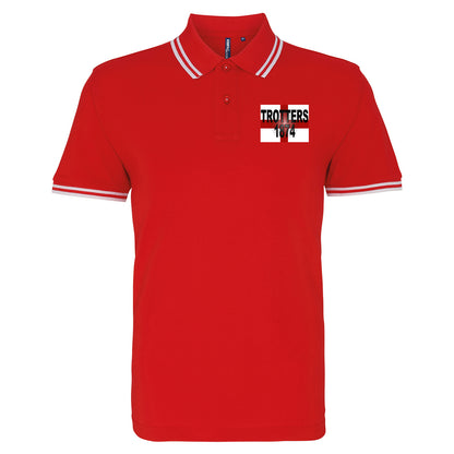 Trotters 1874 England Flag Polo Shirt