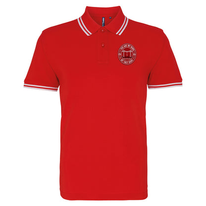 You Are My Boro My Only Boro Tipped Polo Shirt 