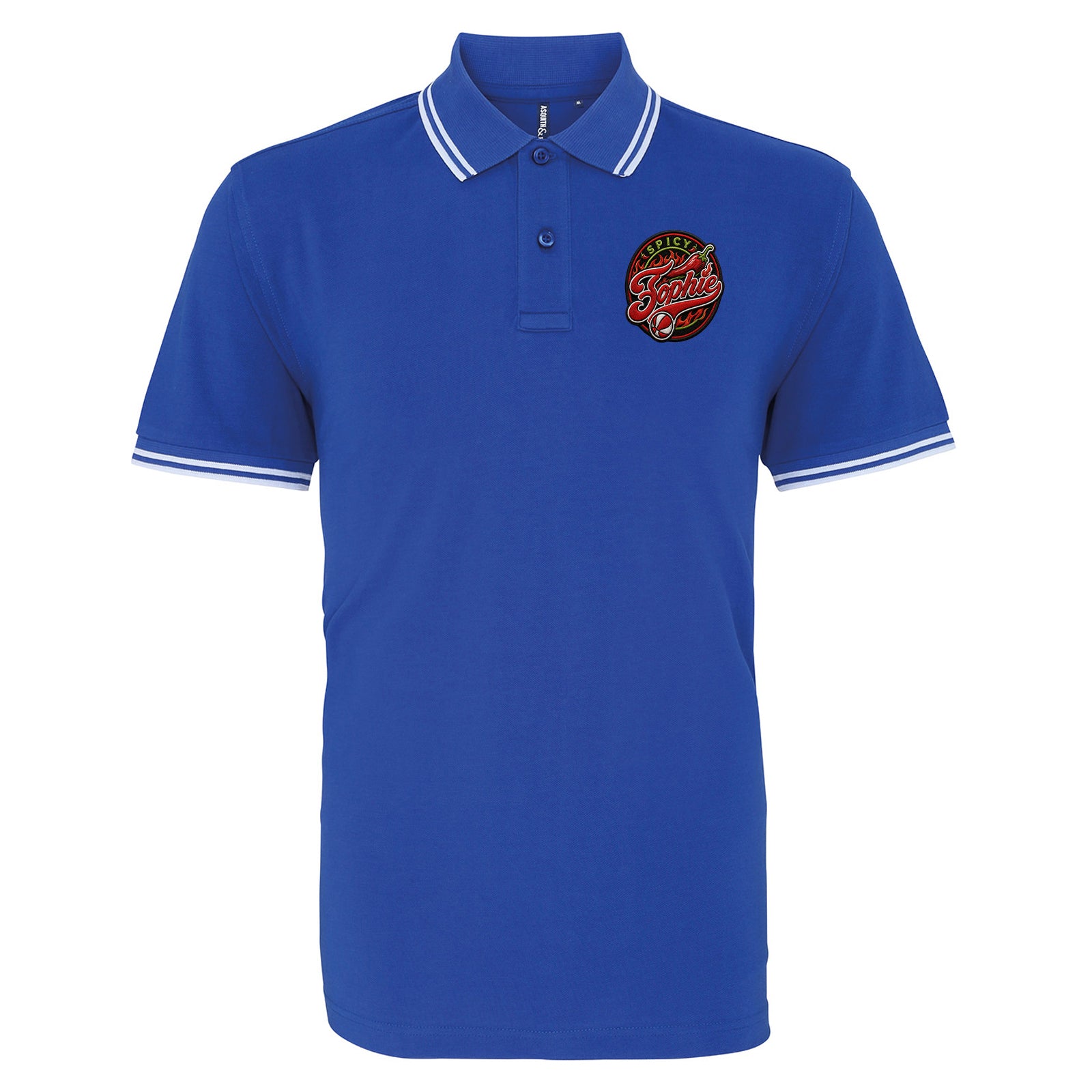 Spicy Sophie Cunningham Basketball Tipped Polo Shirt