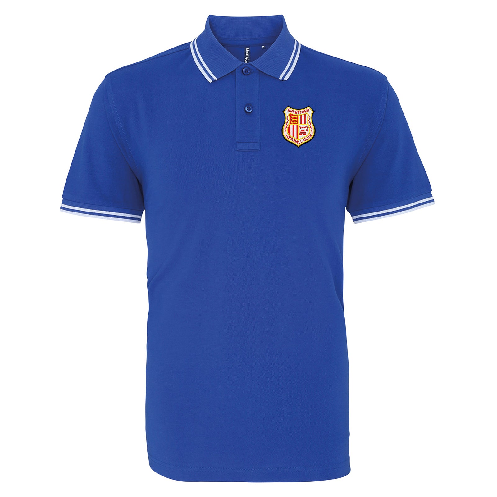 Classic Brentford Football Tipped Polo Shirt