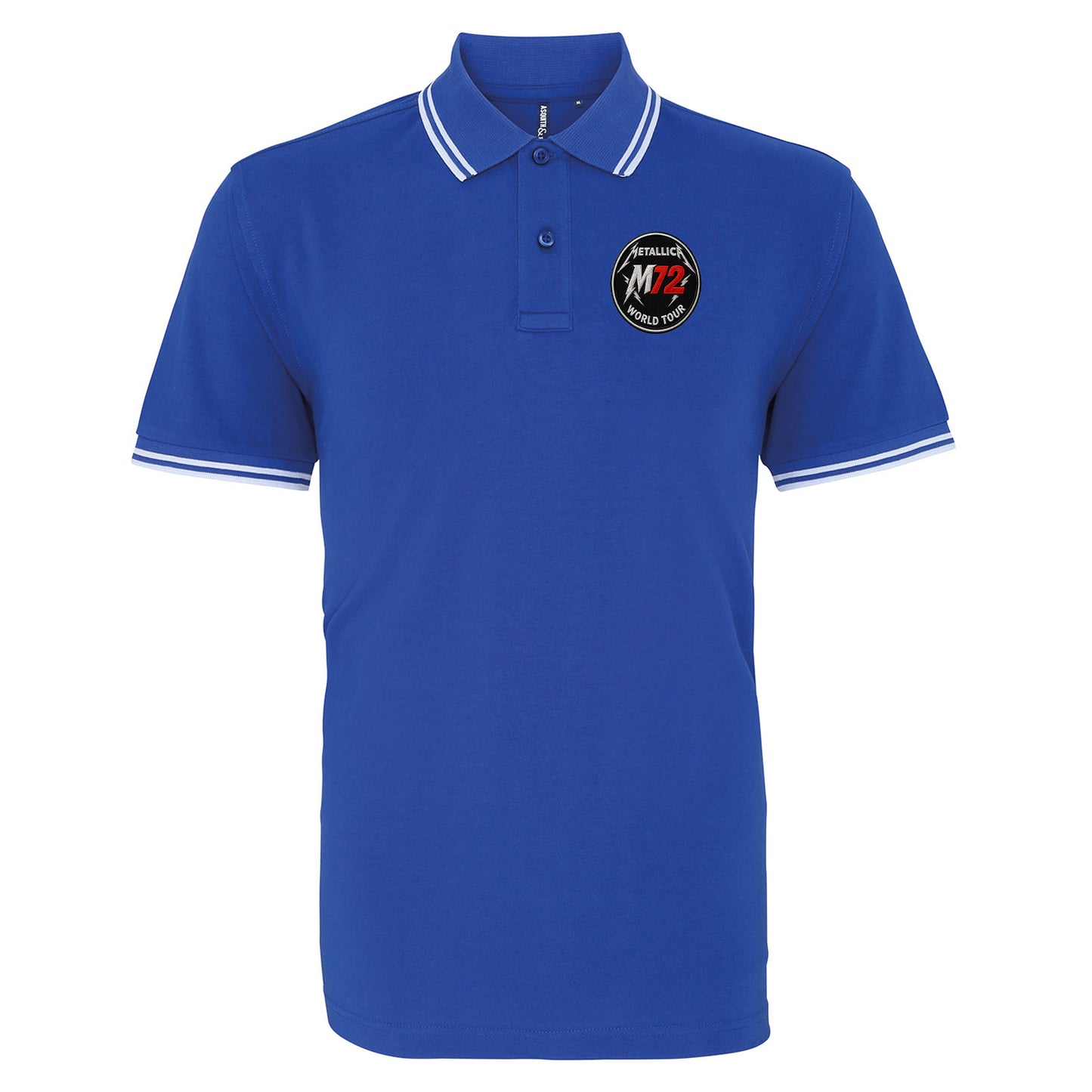 Metallica M72 World Tour Tipped Polo Shirt