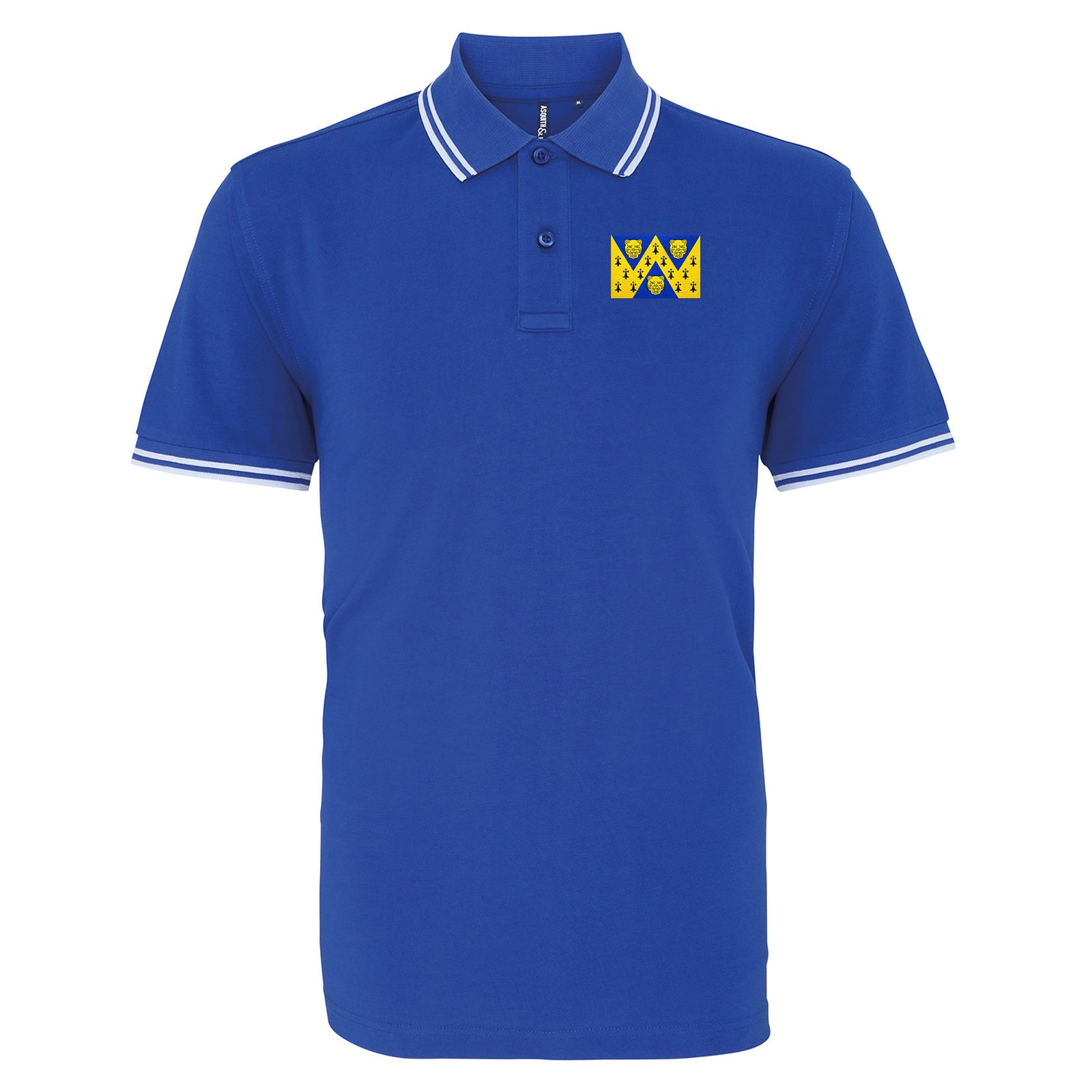Flag of Shropshire Tipped Polo Shirt