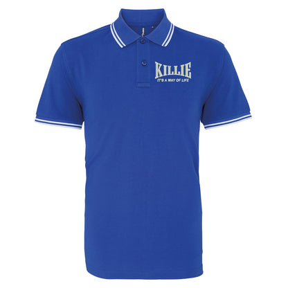 Kilmarnock Football Team Tipped Polo Shirt 