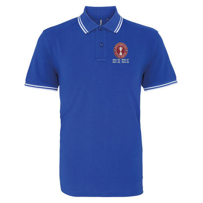 Hearts Scottish Champions Football Tipped Polo Shirt