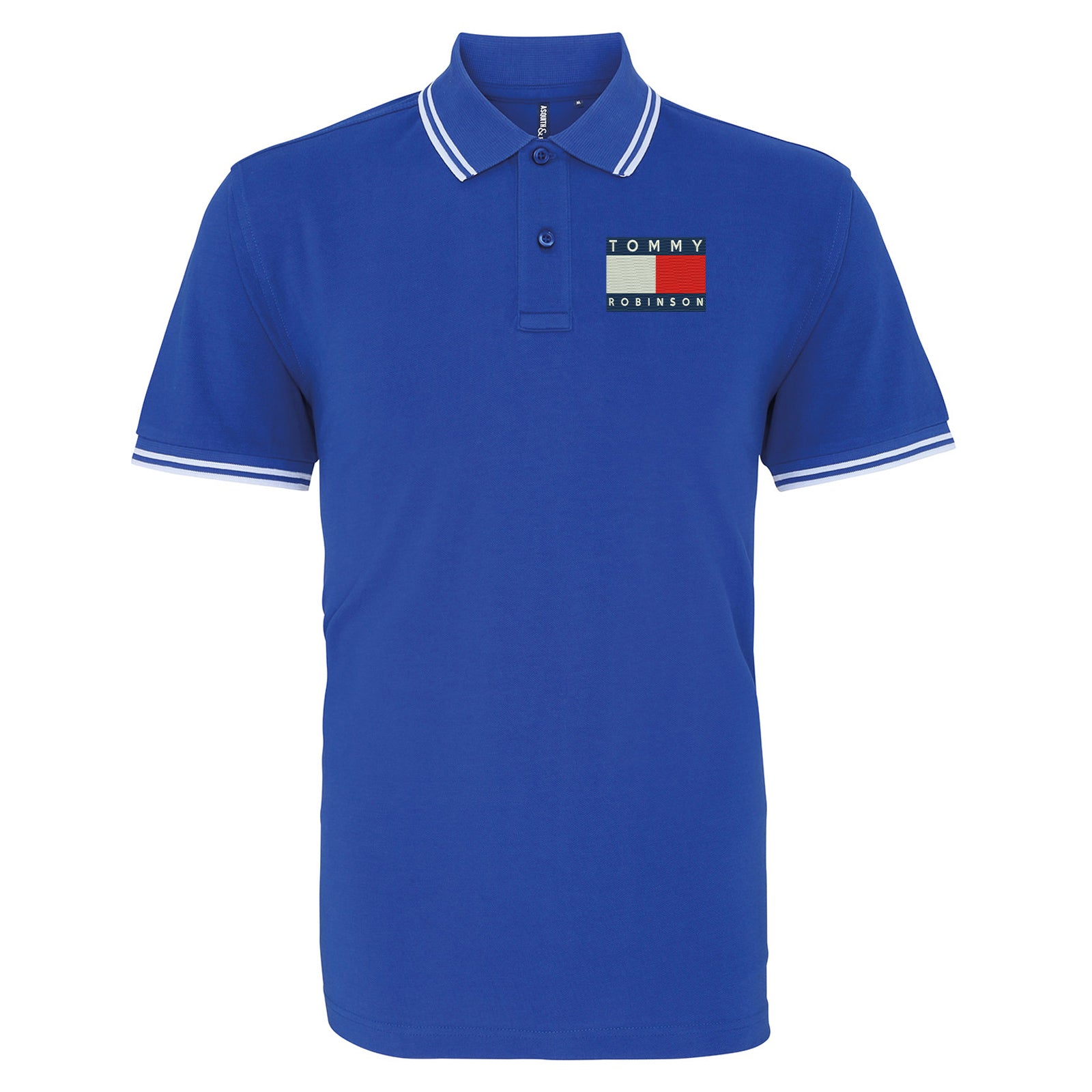 Tommy Robinson Tipped Polo Shirt 