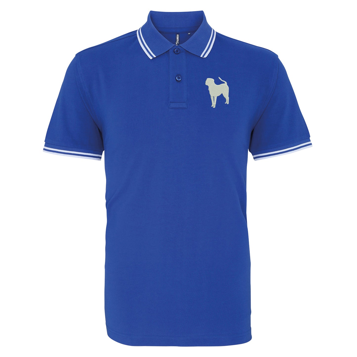 Pit Bull Embroidered Tipped Polo Shirt