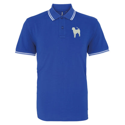 Pit Bull Embroidered Tipped Polo Shirt