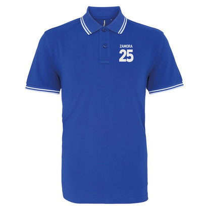 Bobby Zamora Brighton Football Tipped Polo Shirt 