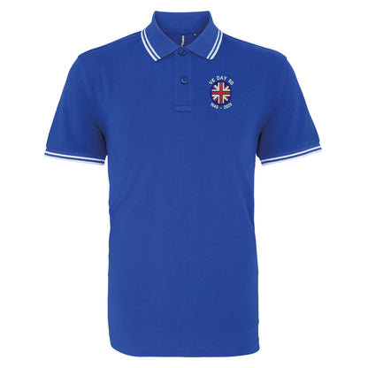 VE Day 80 1945-2025 Tipped Polo Shirt