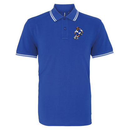 Bristol Rovers Football Tipped Polo Shirt