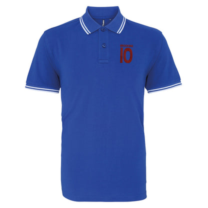 Brooking 10 Embroidered Tipped Polo Shirt