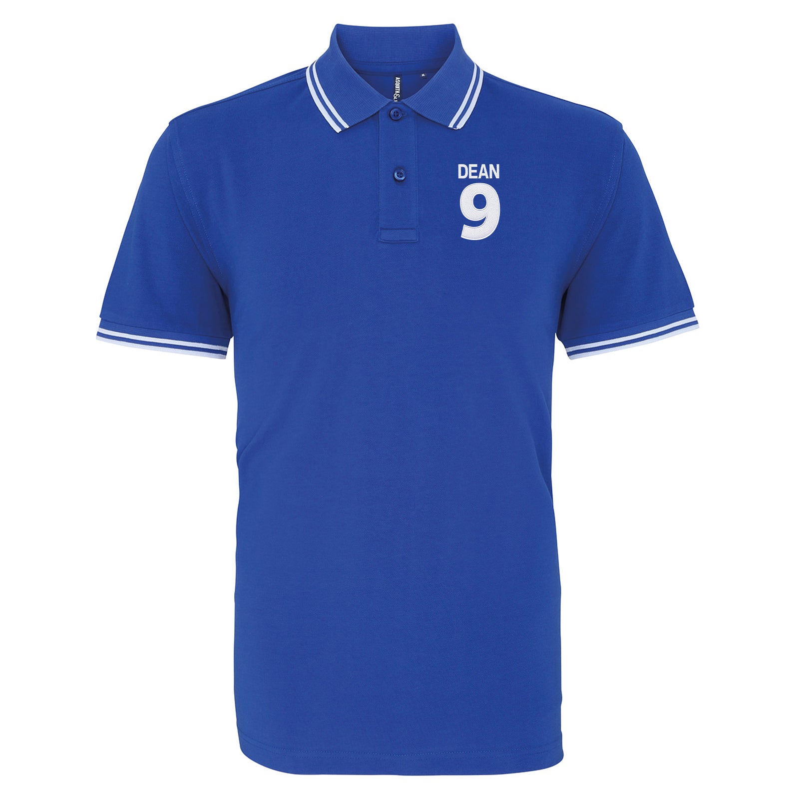 Dixie Dean Everton Football Tipped Polo Shirt