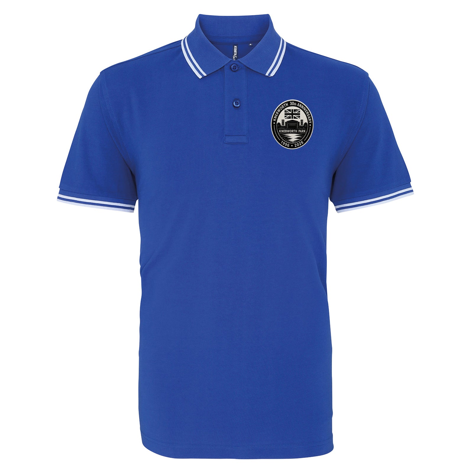 Oasis Knebworth 30th Anniversary 1996-2026 Tipped Polo Shirt 