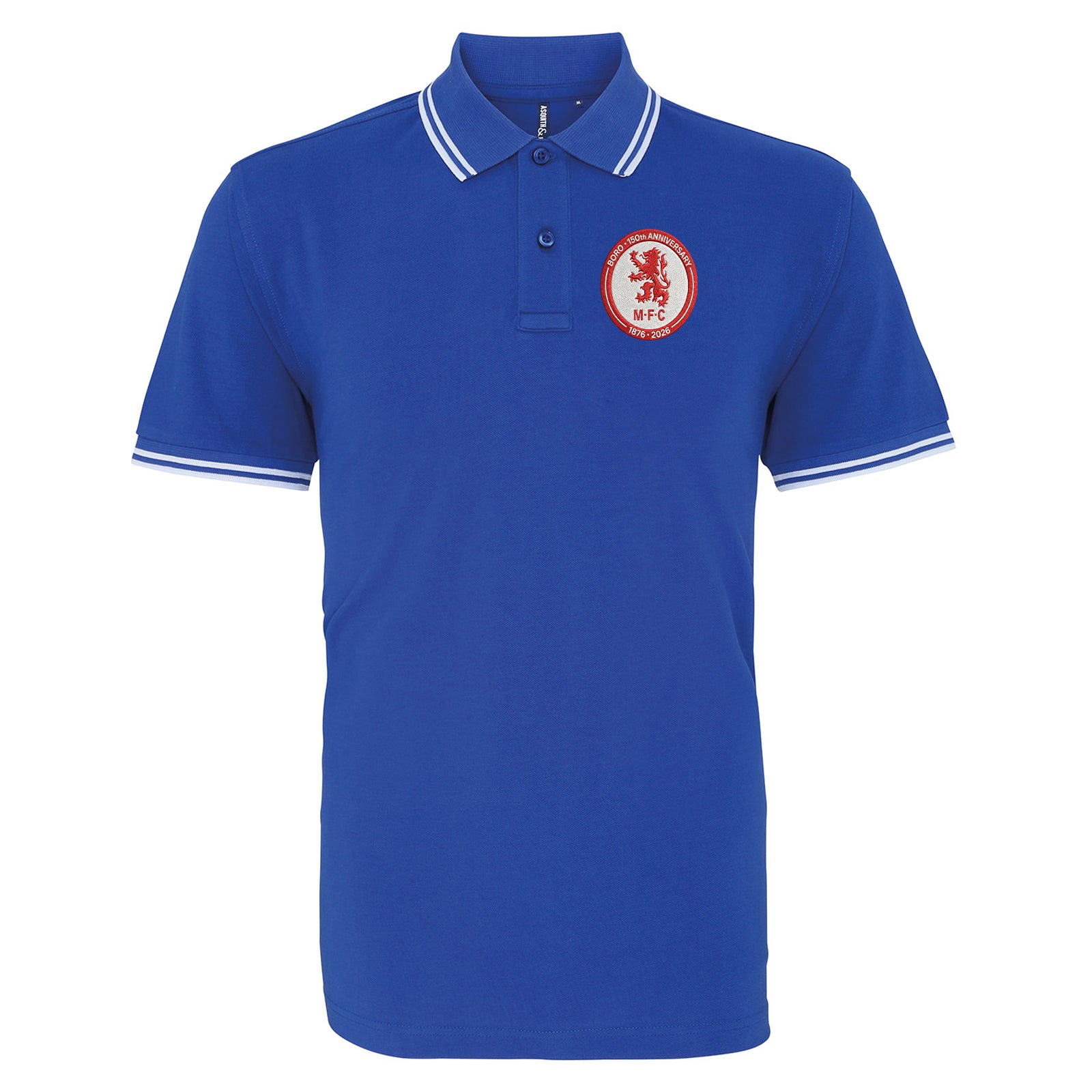 Middlesbrough 150th Anniversary Tipped Polo Shirt 