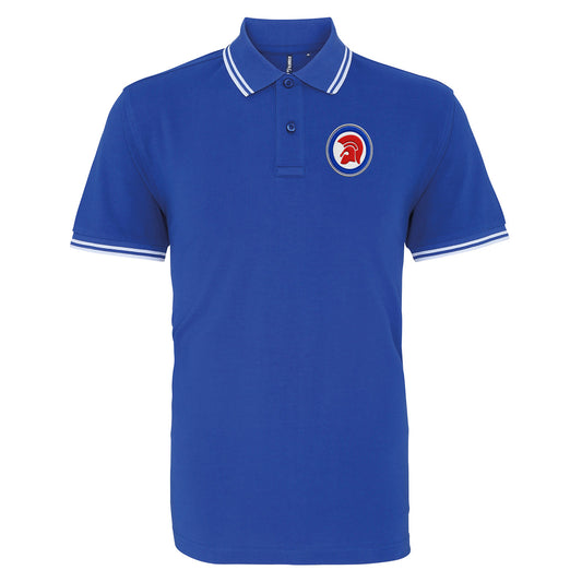 Trojan Helmet Roundel Tipped Polo Shirt