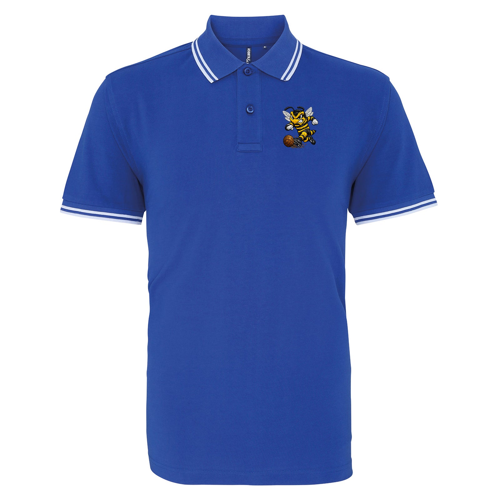 Alloa Athletic 1960s Tipped Polo Shirt