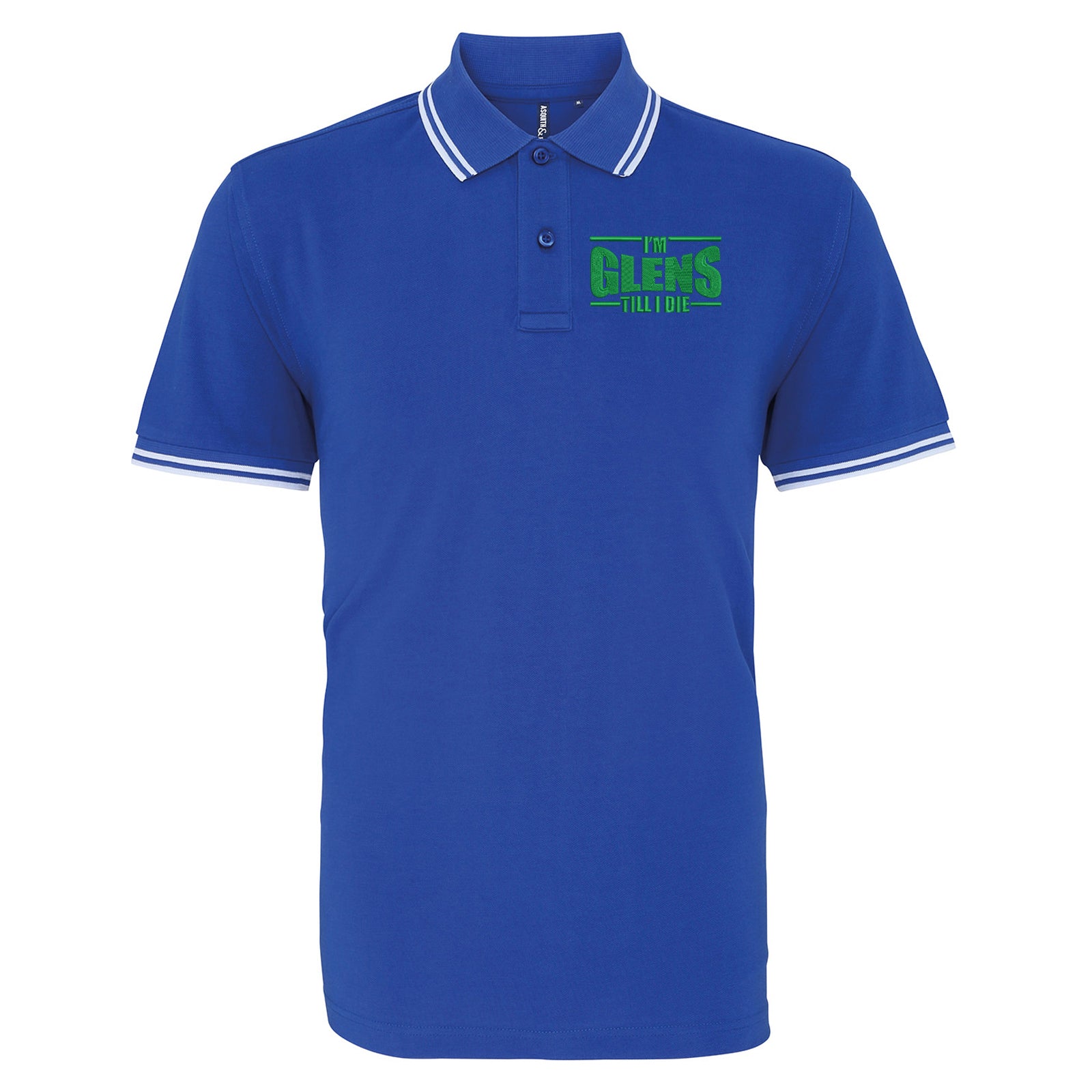 Glentoran FC Football Tipped Polo Shirt 