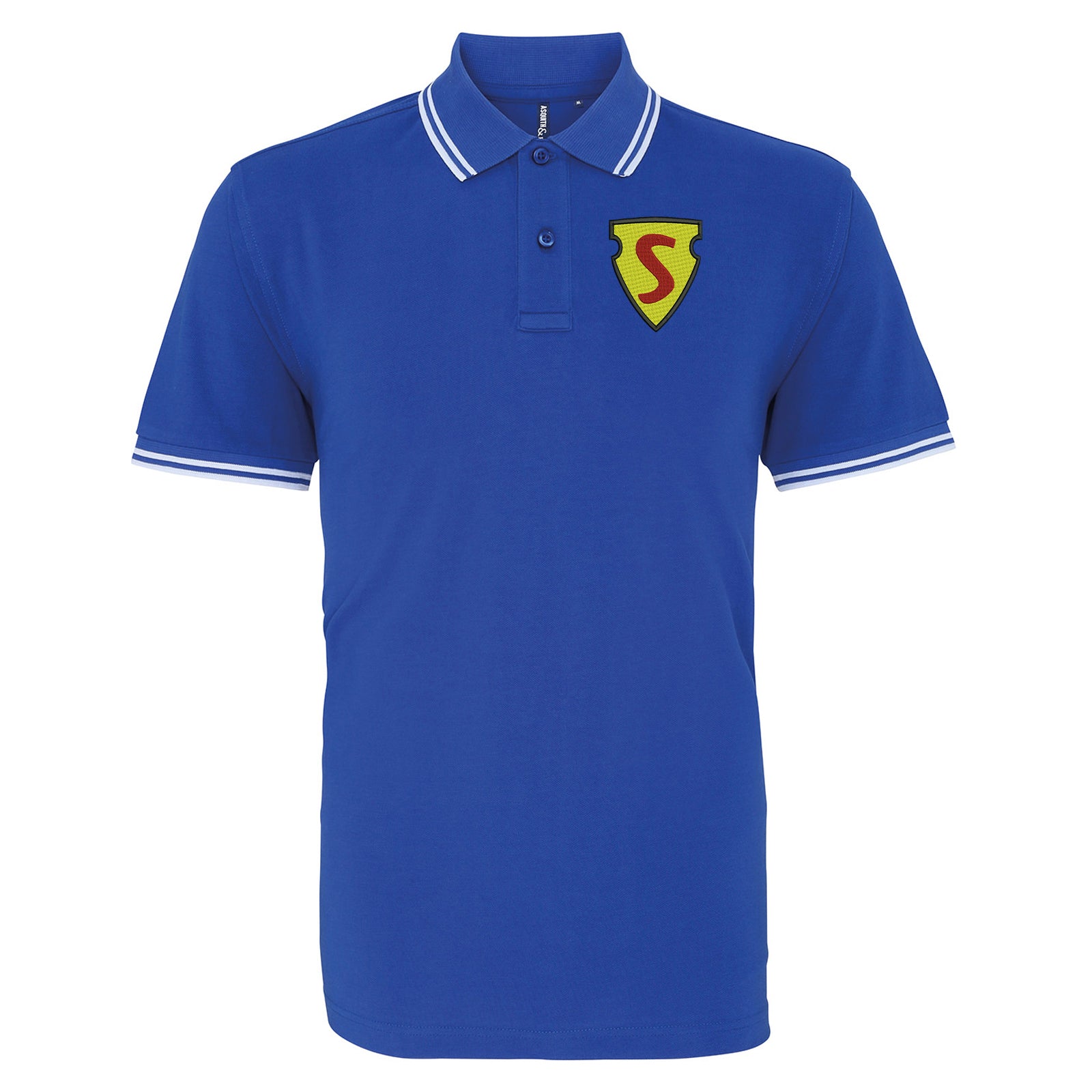 Superman Tipped Polo Shirt
