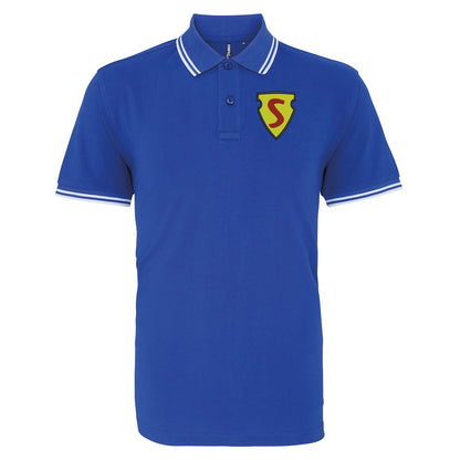 Superman Tipped Polo Shirt