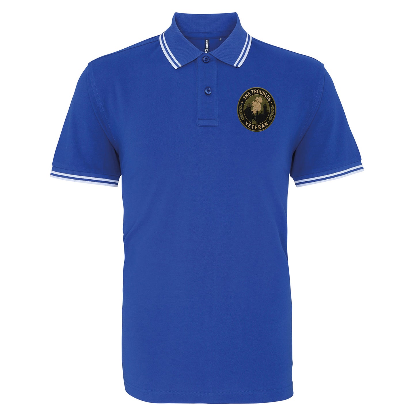 The Troubles Northern Ireland Tipped Polo Shirt