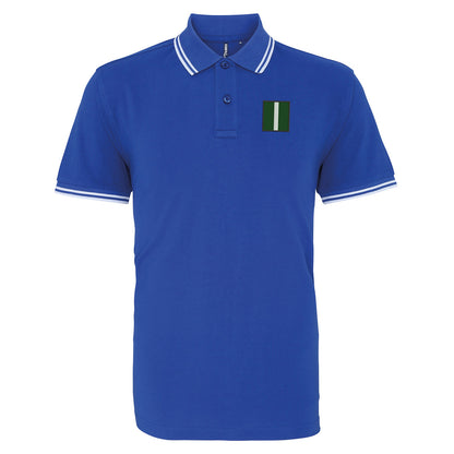 The Green Howards Tactical Recognition Flash Embroidered Tipped Polo Shirt