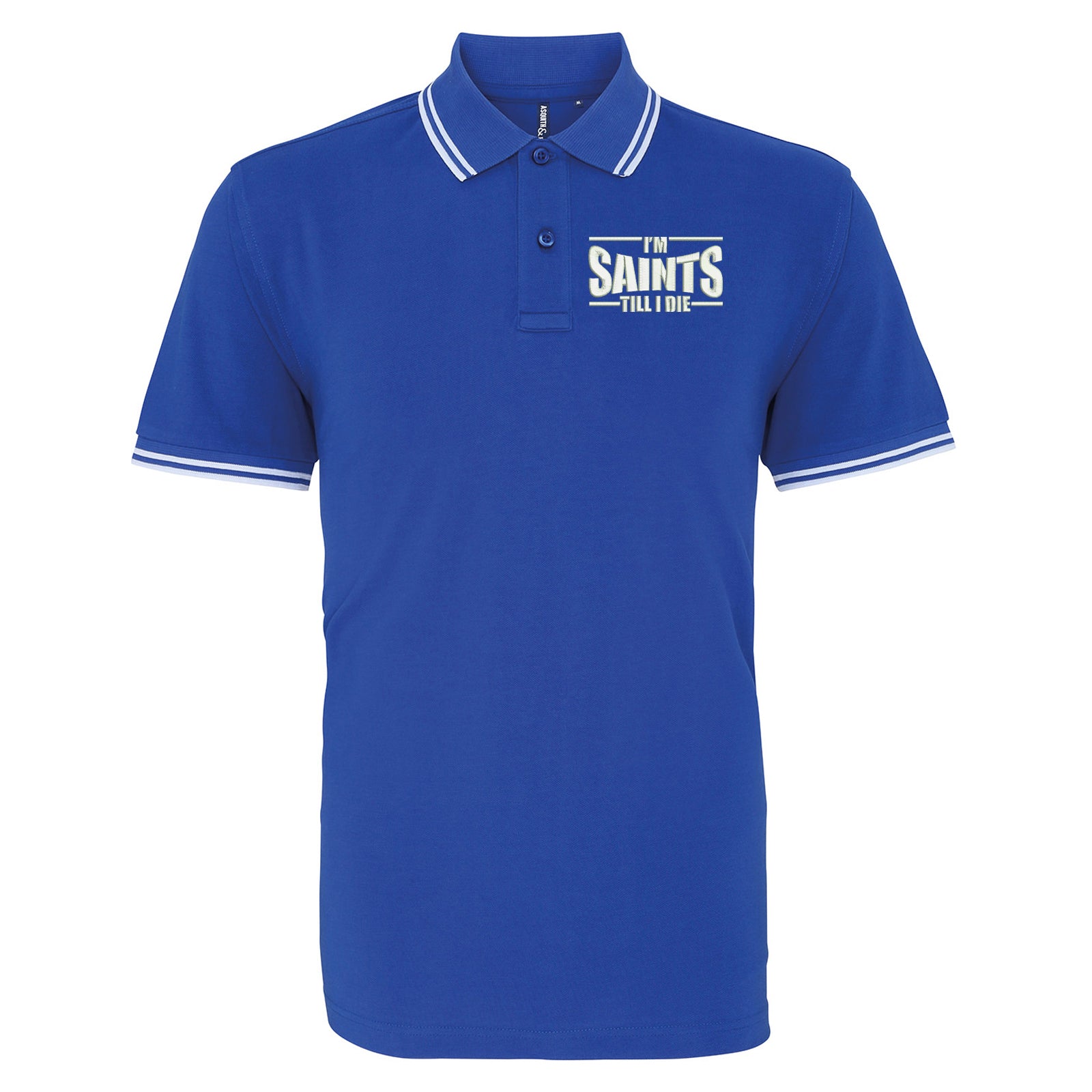 St Johnstone FC Football Tipped Polo Shirt