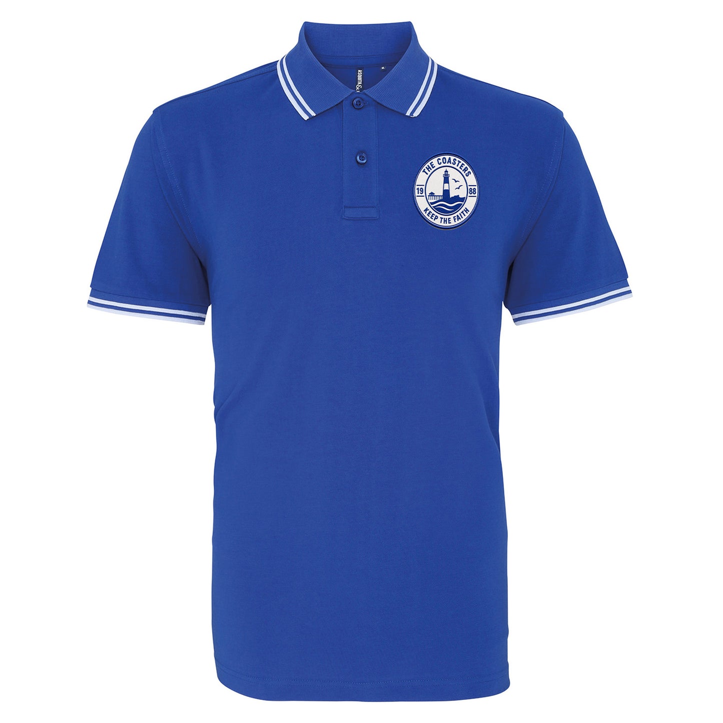 Flyde Football Tipped Polo Shirt