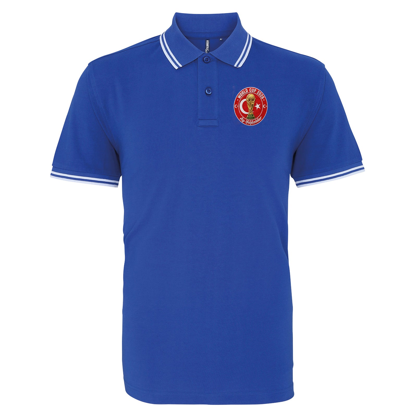 Turkey World Cup 2026 Football Tipped Polo Shirt