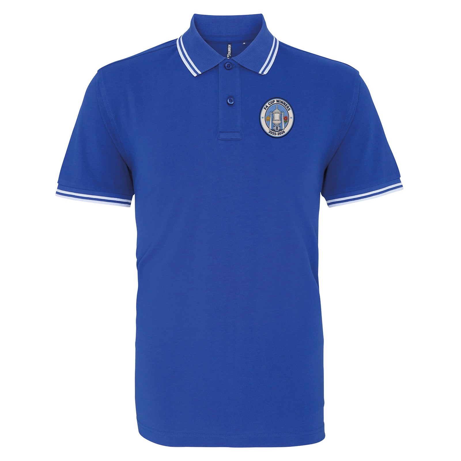 Man City FA Cup Winners 2026 Tipped Polo Shirt